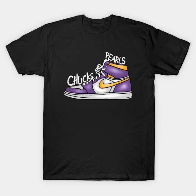 chucks and pearls T-Shirt by terror machine std